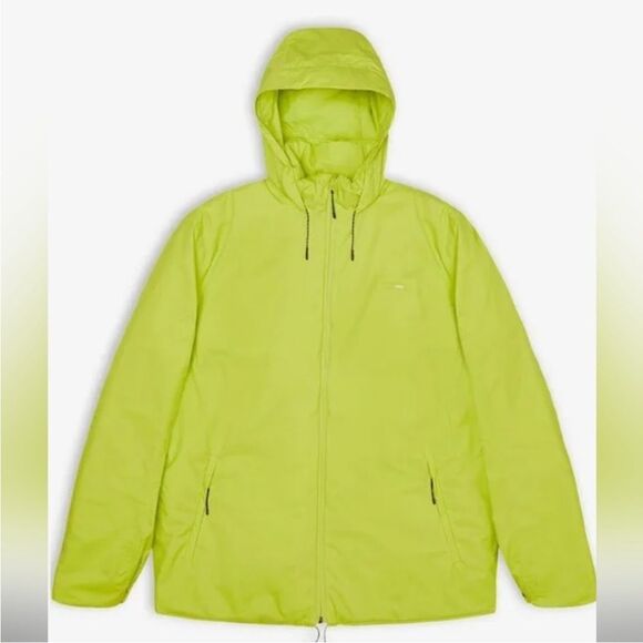 RAINS Padded Nylon Jacket ☔️ Digital Lime☔️ insulated ☔️ unisex ☔️ small - Picture 5 of 7